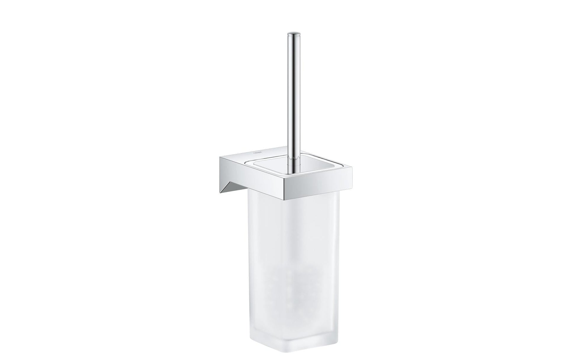 Grohe WC-Garnitur Selection Cube – Glas/Chrom, 13,8 × 10,3 × 38,1 cm