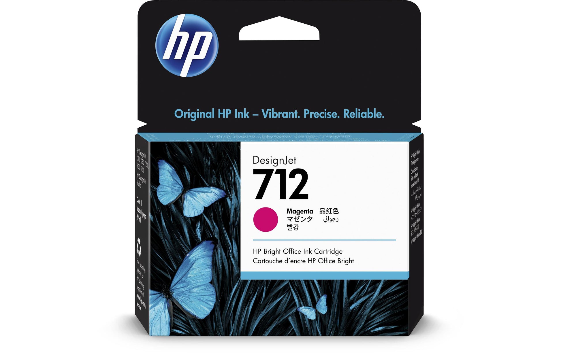 HP Tintenpatrone 712, Magenta, 29 ml