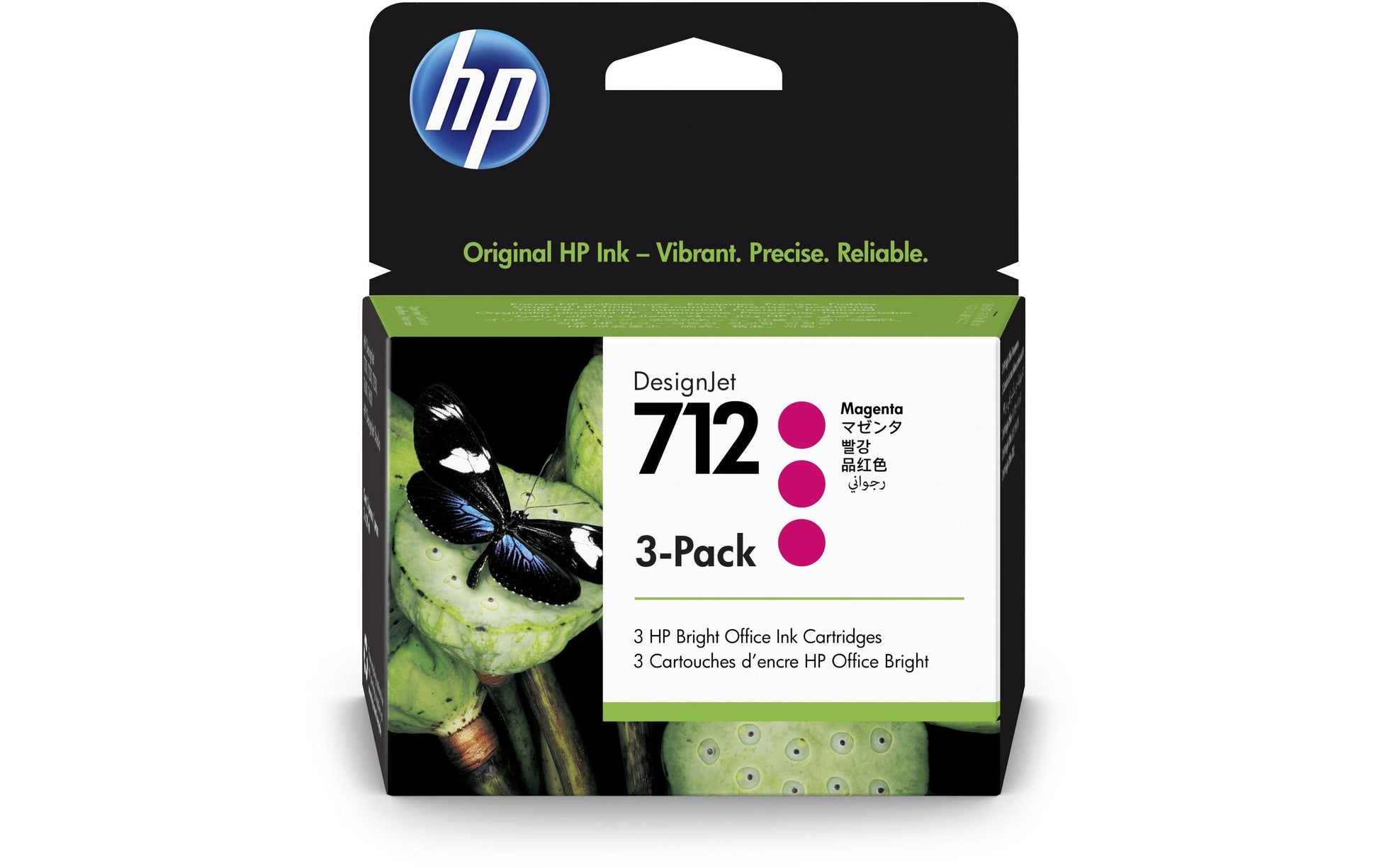HP Tintenpatronen-Multipack 712, Magenta, 3er-Pack