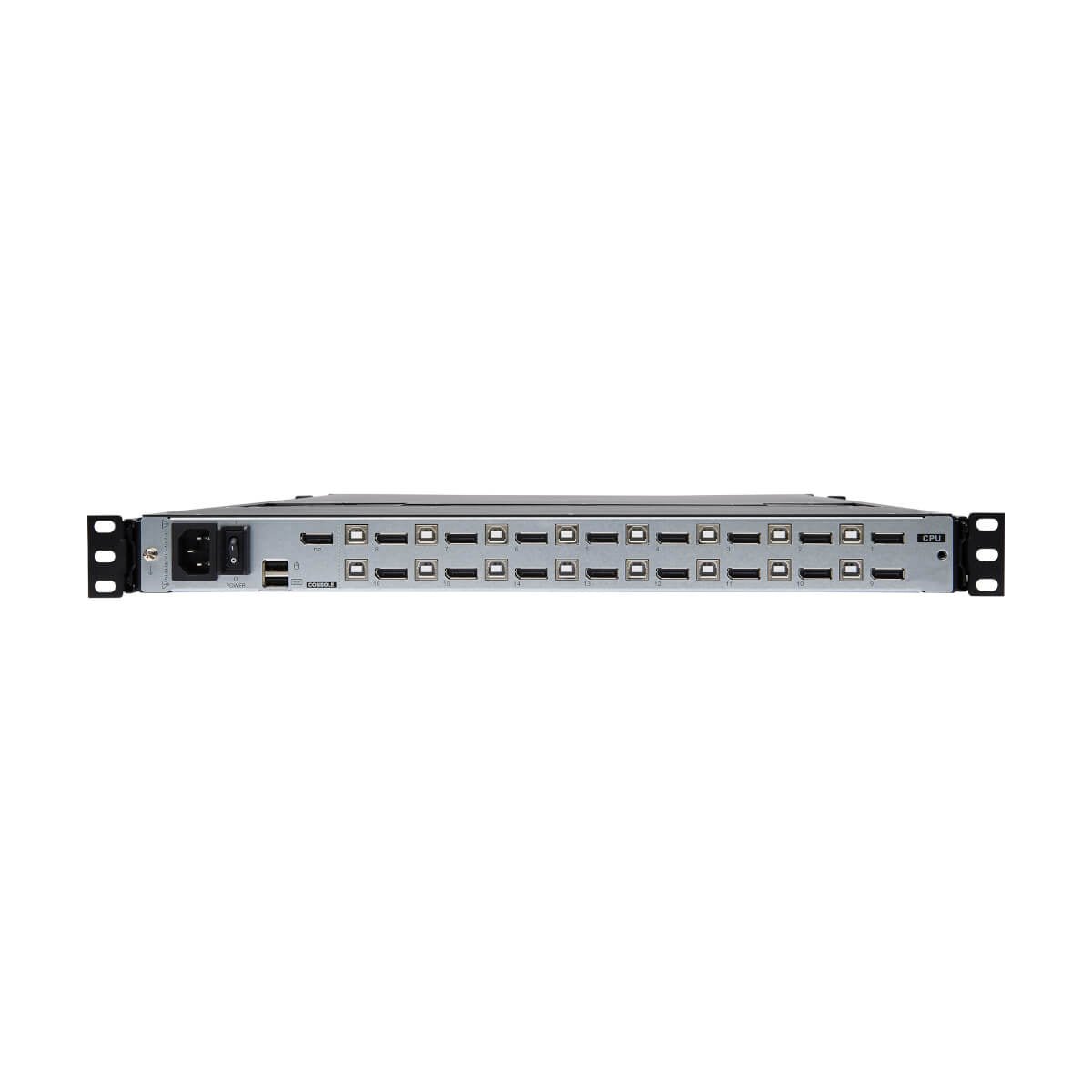 Tripp Lite B030-DP16-17D – 17" Rack-LCD-Konsole – 16-Port DP KVM, 1920 × 1080, USB 2.0-Hub, 1U