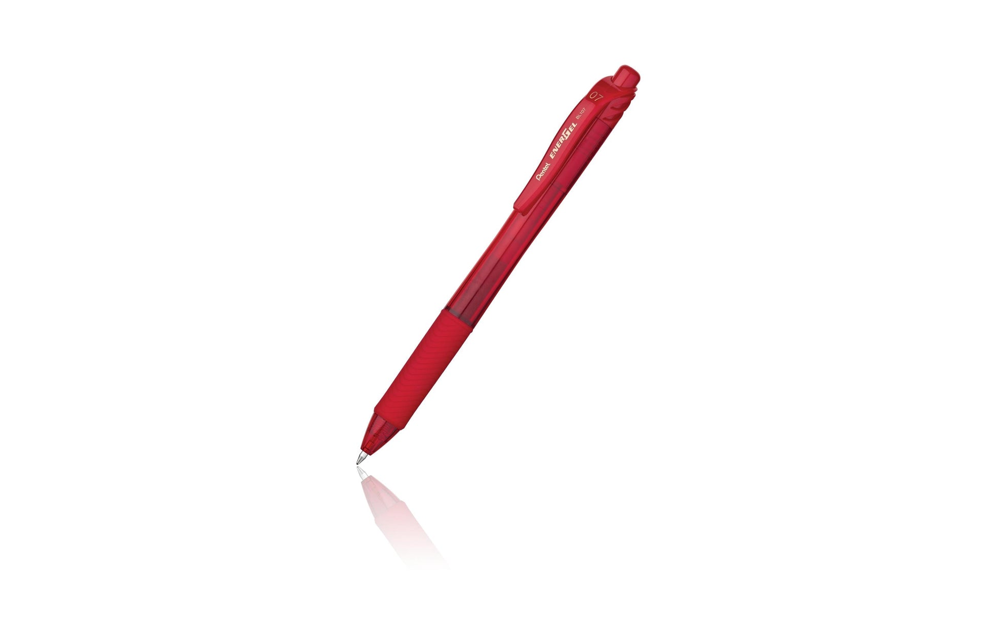 Pentel EnerGel X Gelschreiber – rot, 0,7 mm, schnelltrocknend, Druck, nachfüllbar