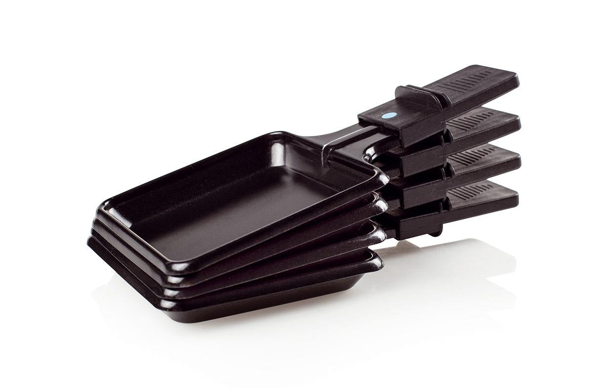 Koenig Raclette-Grill B02222 – 4 Personen, Steinplatte, 600 W – Schwarz