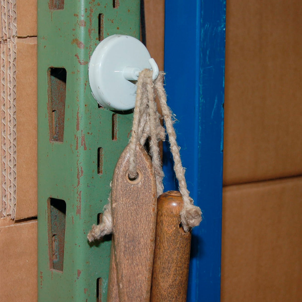 MAUL Magnethaken – Ø 47 mm – 5 Stk., weiss