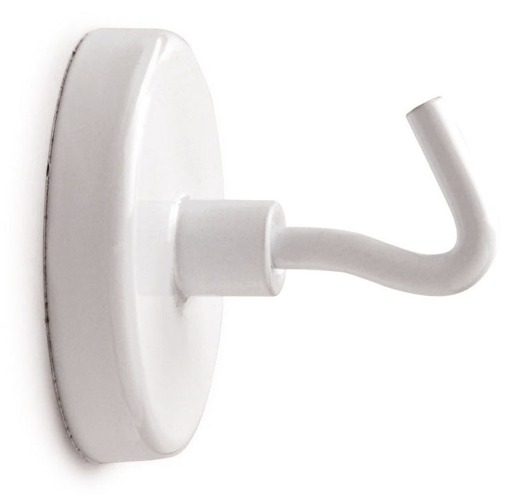 MAUL Magnethaken – Ø 47 mm – 5 Stk., weiss