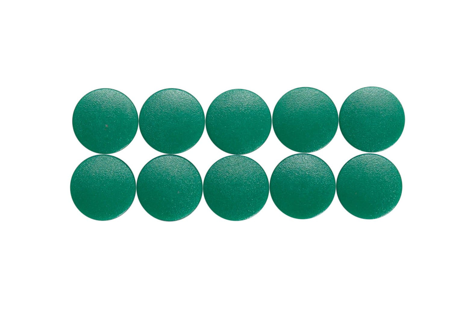 MAUL Starter-Kit – inkl. Magnete Ø 15 mm, Kunststoff, Grün – für Whiteboards – 10-teilig