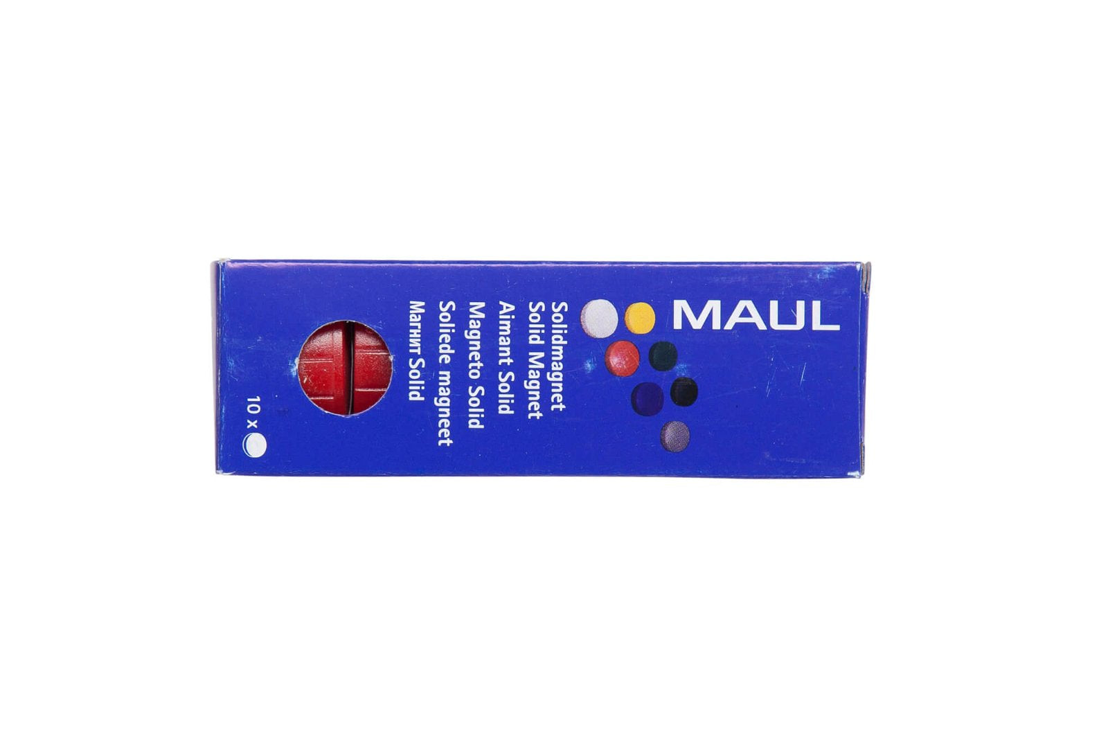 MAUL Starter-Kit – inkl. 10 Magnete, rot – für Whiteboards
