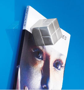 Sigel Magnetwürfel – Stahl, Silber, Cube Artverum SuperDym, 20 × 20 × 20 mm, 1 Stück