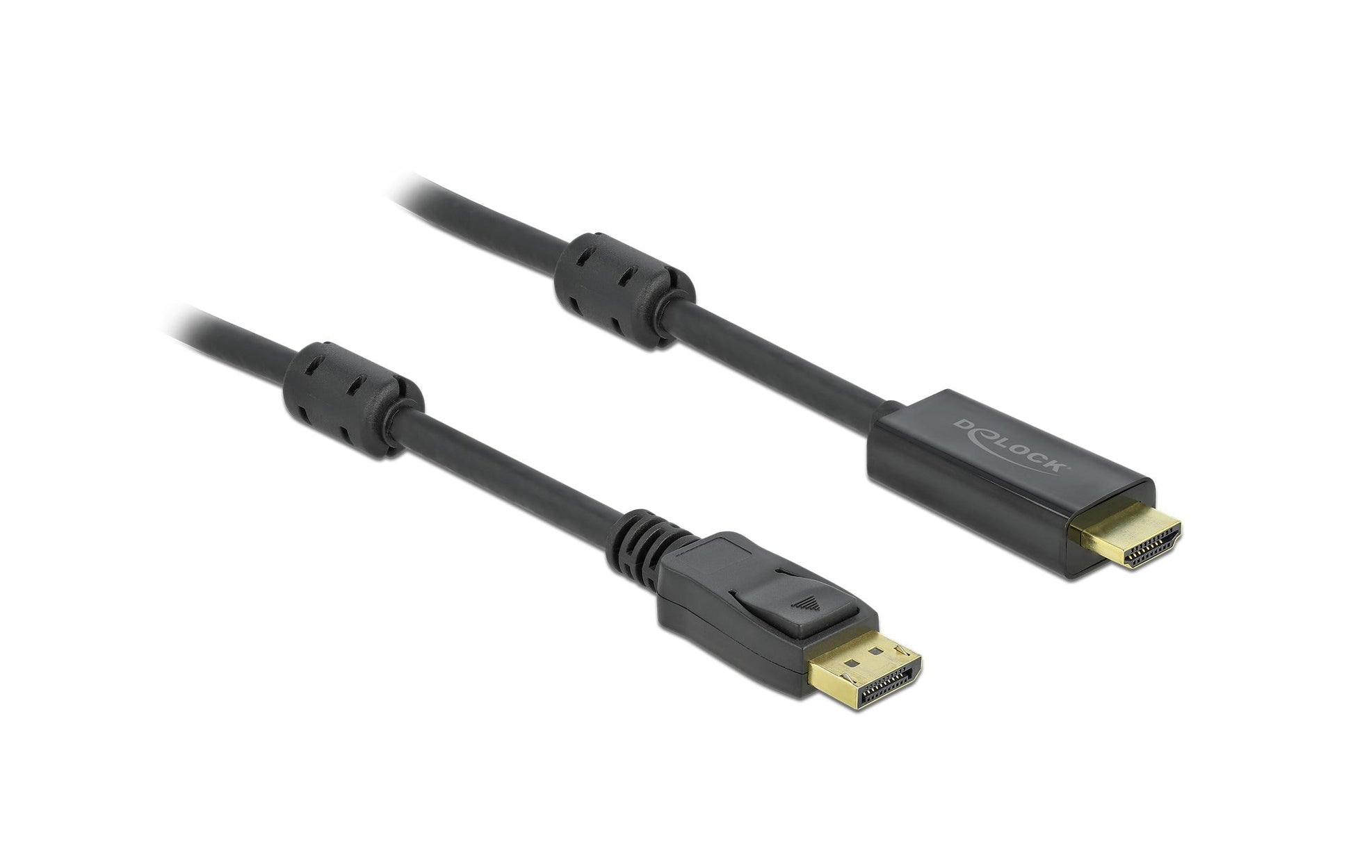 DeLOCK DisplayPort auf HDMI Kabel DP 1.2 4K 60 Hz – 1 m – aktiv