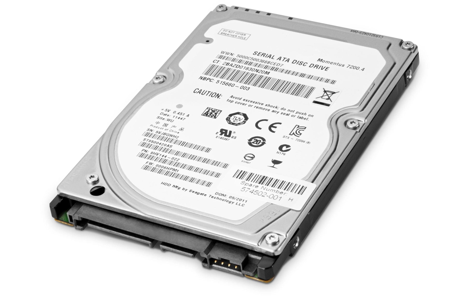 HP 1 TB – 3,5" SATA, 7200 U/min