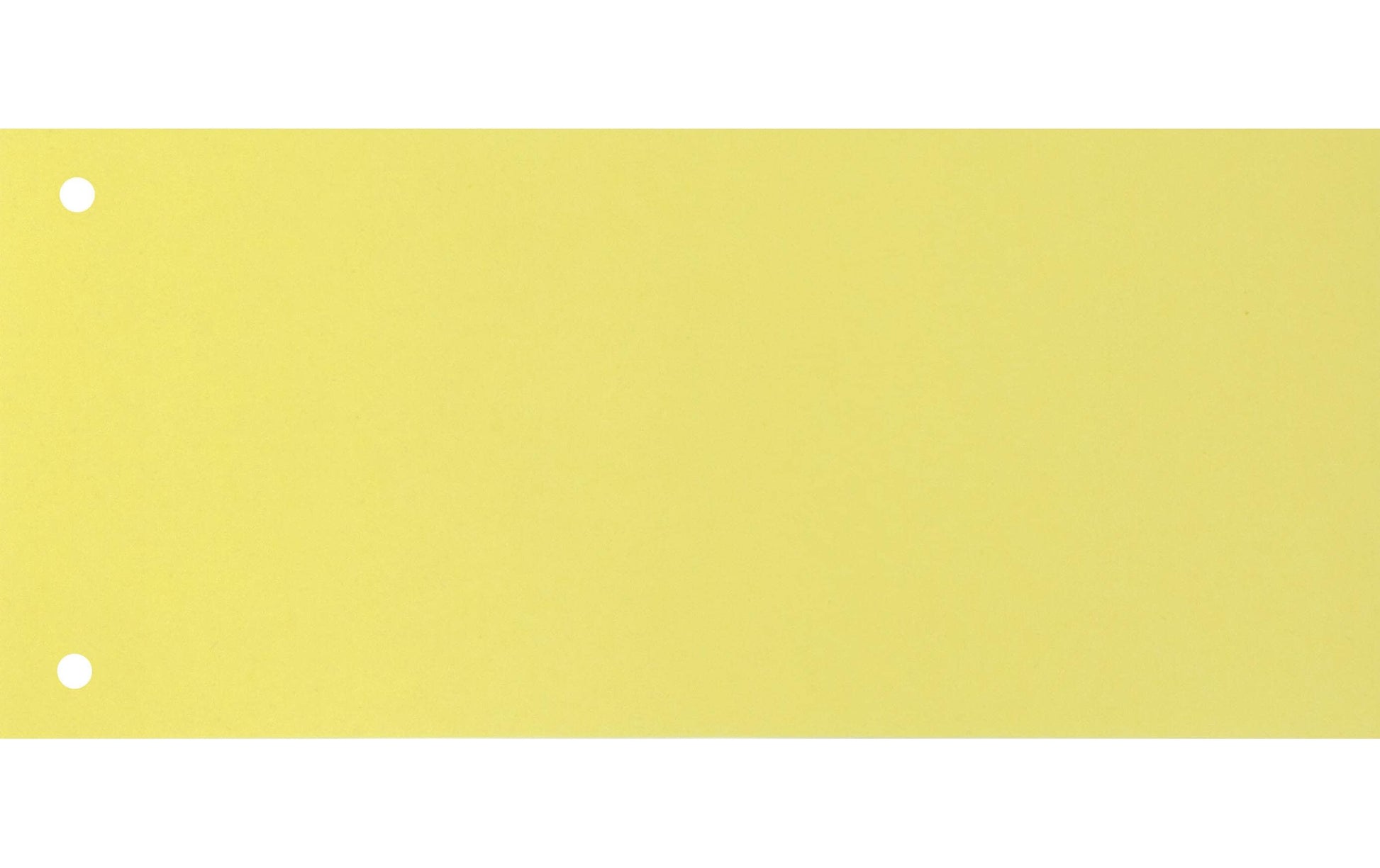 Biella Trennstreifen – 105 × 240 mm, Karton 180 g/m², Gelb, 2-fach (80 mm) – 100 Stk.
