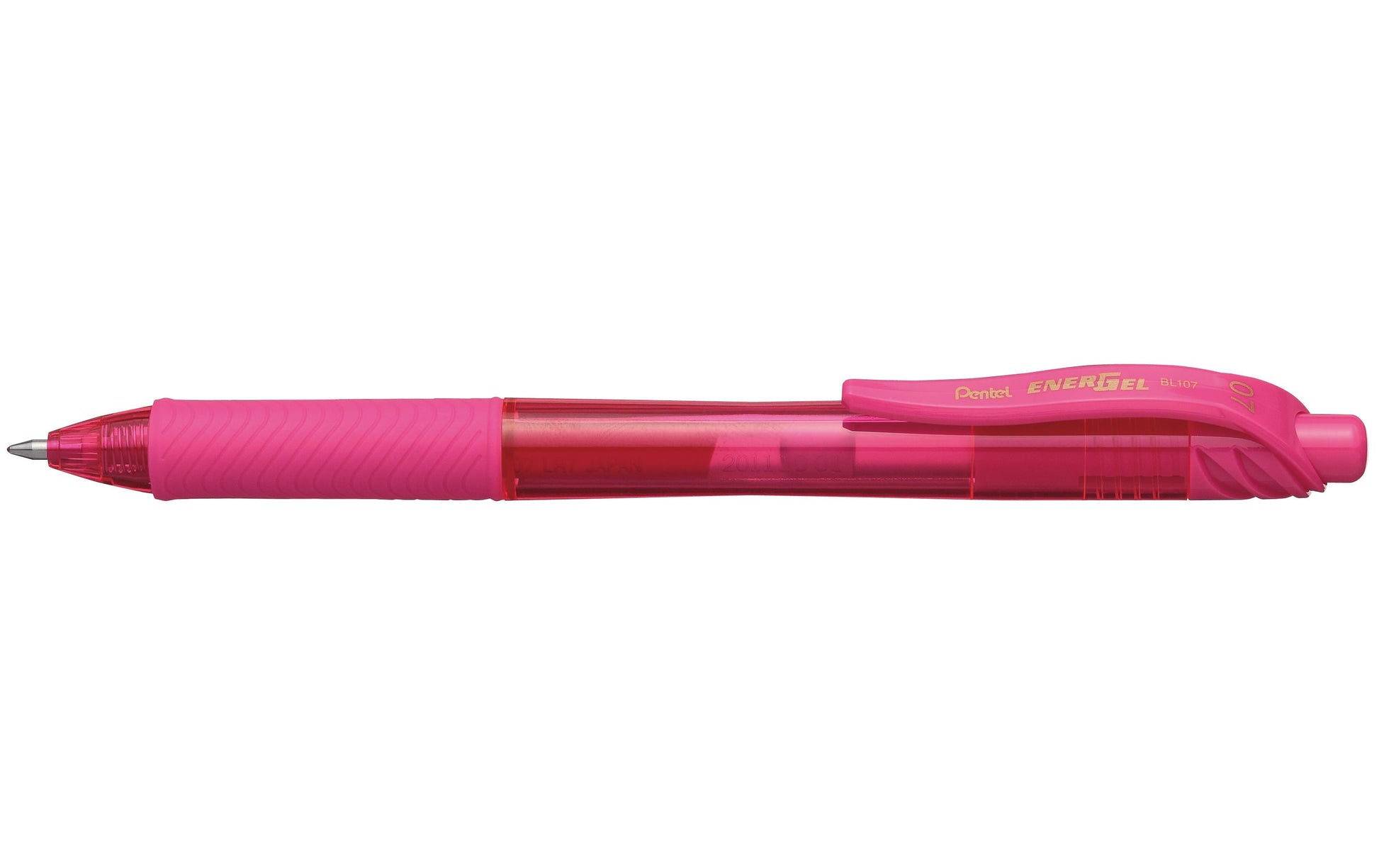 Pentel EnerGel X – Tintenroller, schnelltrocknend, Druckmechanik, 0,7 mm, Pink