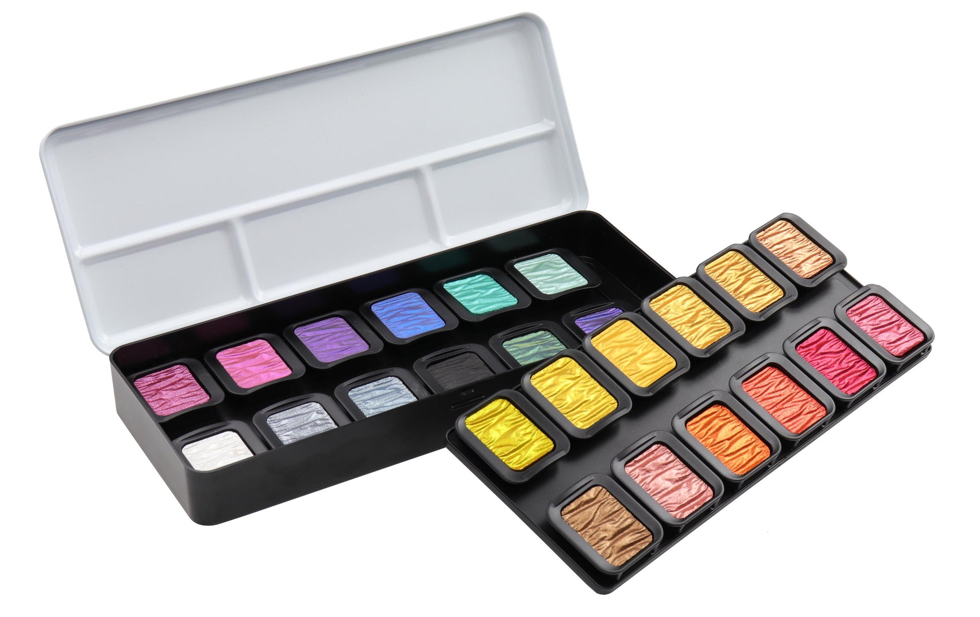 Finetec Deckfarbkasten – 24 Farben, sortiert