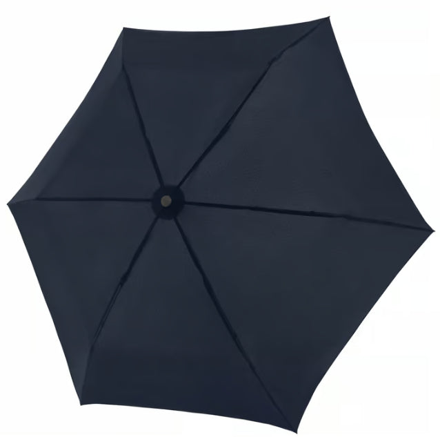 Knirps Taschenschirm U.200 – Auf/Zu-Automatik, Ø 95 cm, L 26 cm – Navy – HeatShield-Beschichtung, windfest