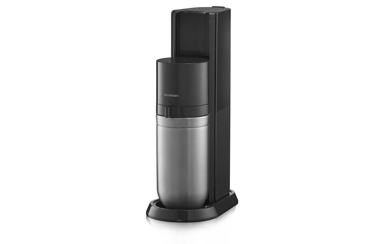 SodaStream DUO – Wassersprudler, 2 Flaschen (2× Glas), 60 l, Schwarz