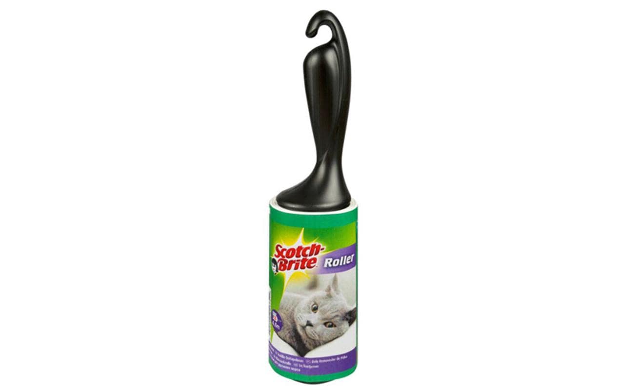 Scotch-Brite Fusselroller 836RS-30EMEA – 30 Blätter, Kunststoff, Schwarz/Weiss