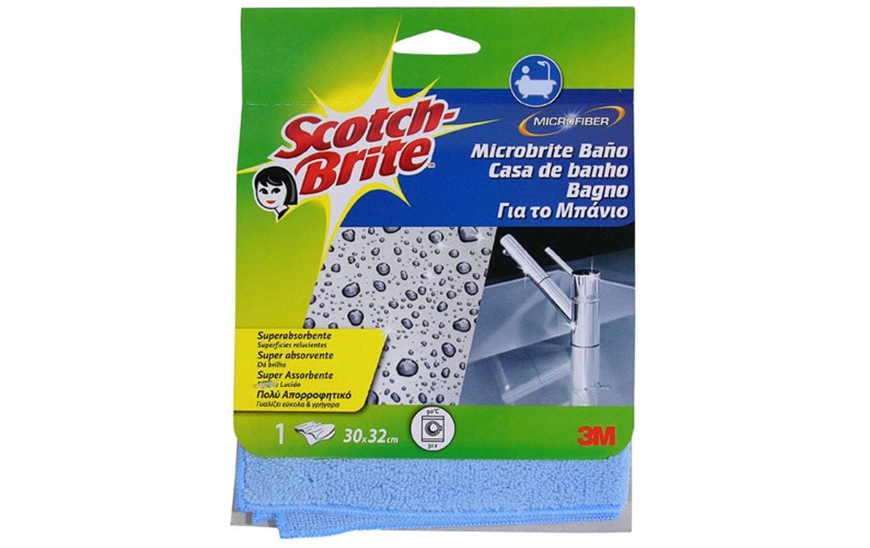 Scotch-Brite Mikrofasertuch – Blau – 30 × 32 cm – 1 Stk.