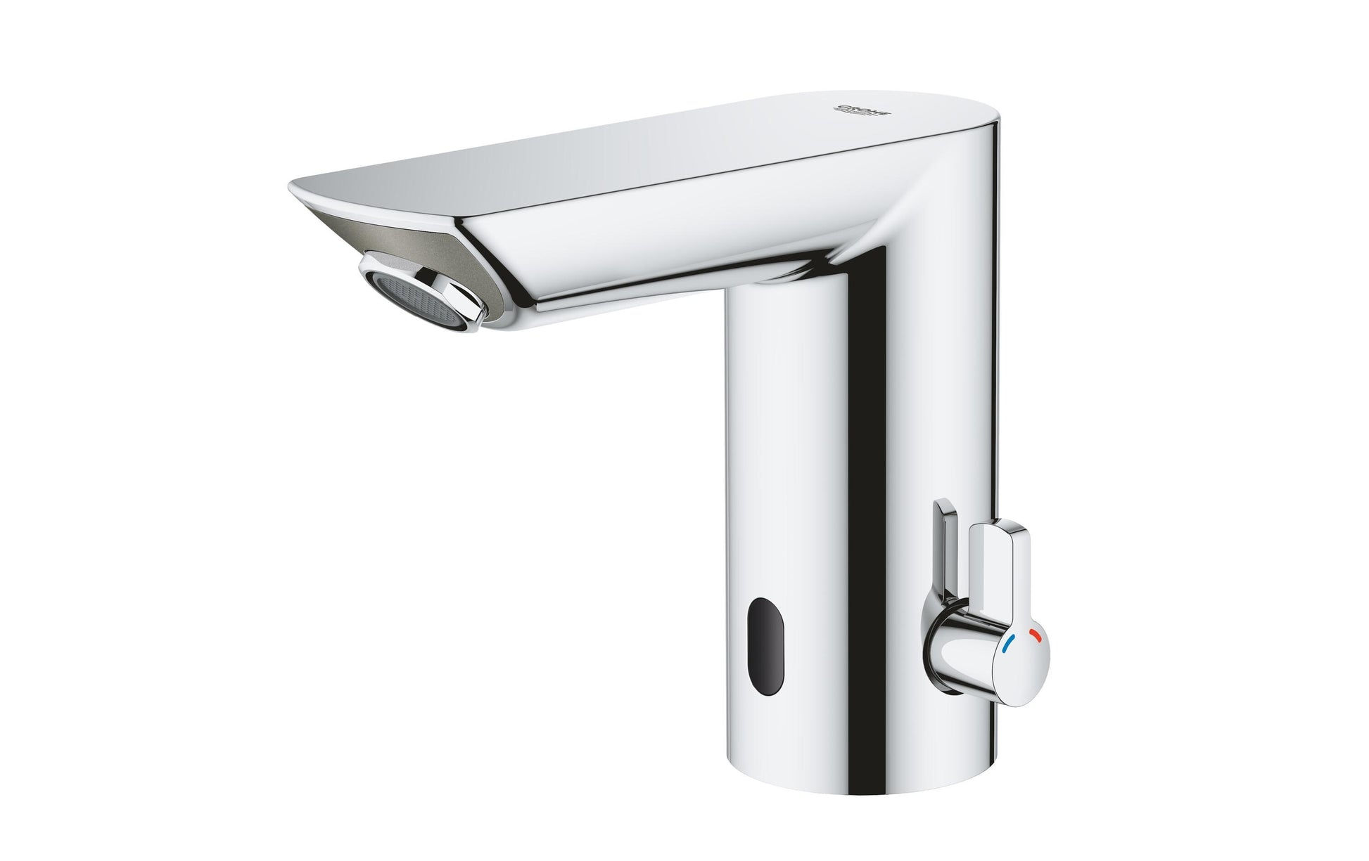 GROHE BauCosmo E WT 6V S Badebatterie – 22×36,5×10,5 cm, Messing, Wandmontiert, Chrom