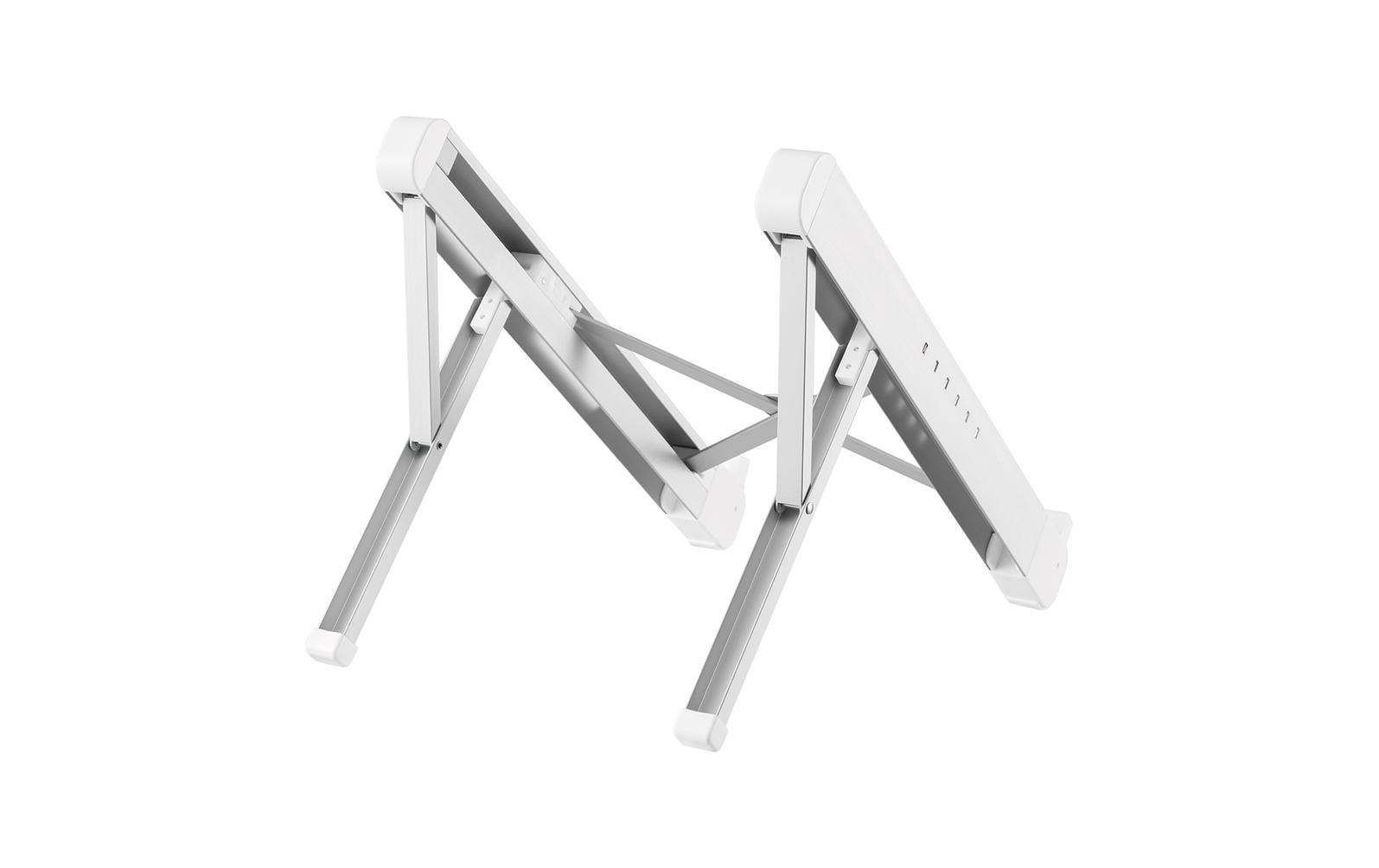 Neomounts Laptop-Ständer – für iPad Pro 12,9" (4. Gen.) – bis 17" – Höhenverstellbar, Traglast 5 kg – Silber
