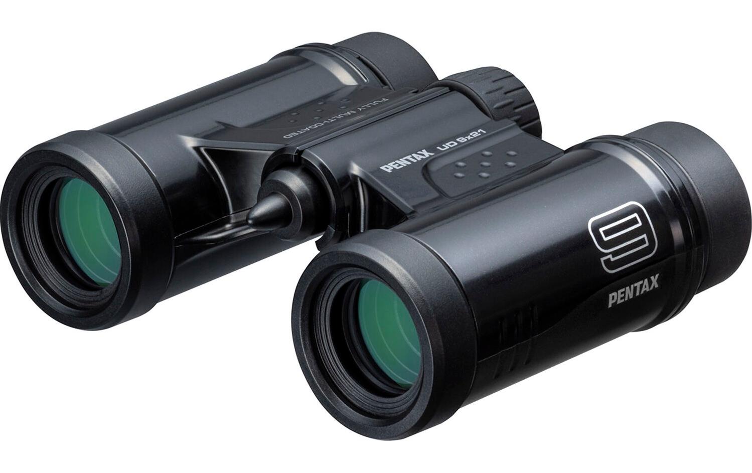 Pentax Kompaktfernglas – 9×21 mm, schwarz