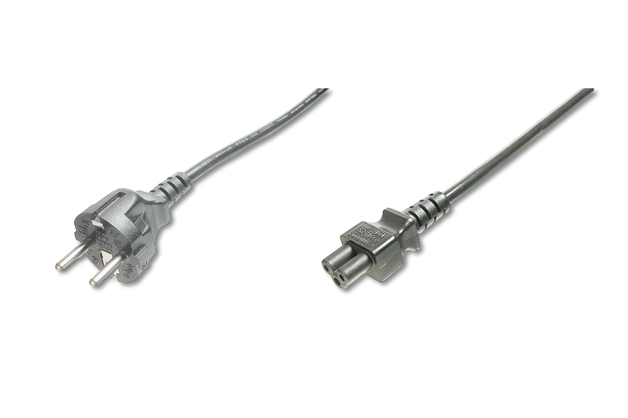 Digitus Netzkabel, Schuko auf IEC C5, 1,8 m, Blau