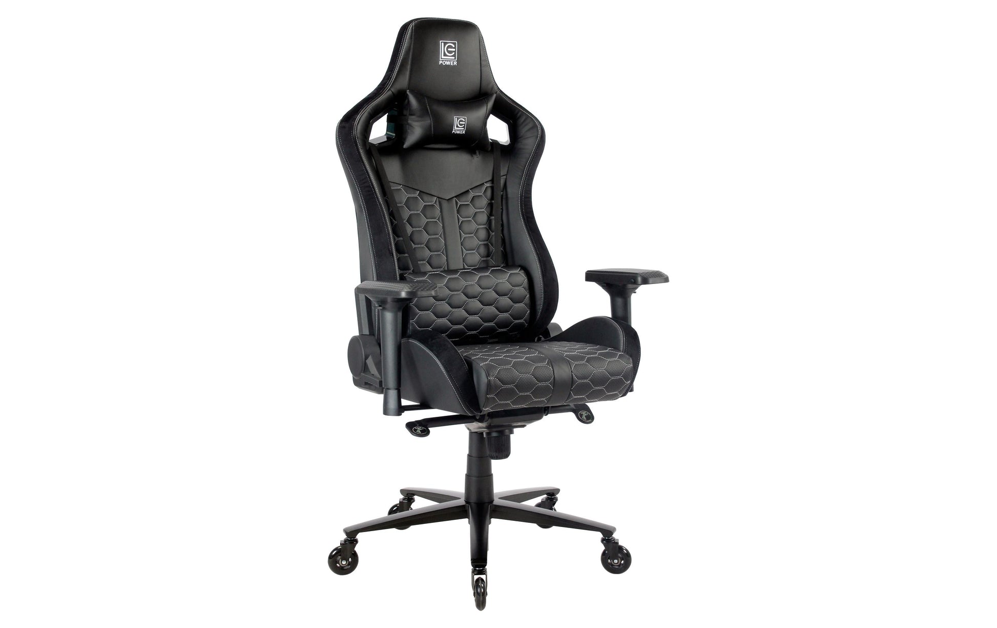 LC-Power Gaming-Stuhl – LC-GC-801BW, Stuhlkreuz, Schwarz