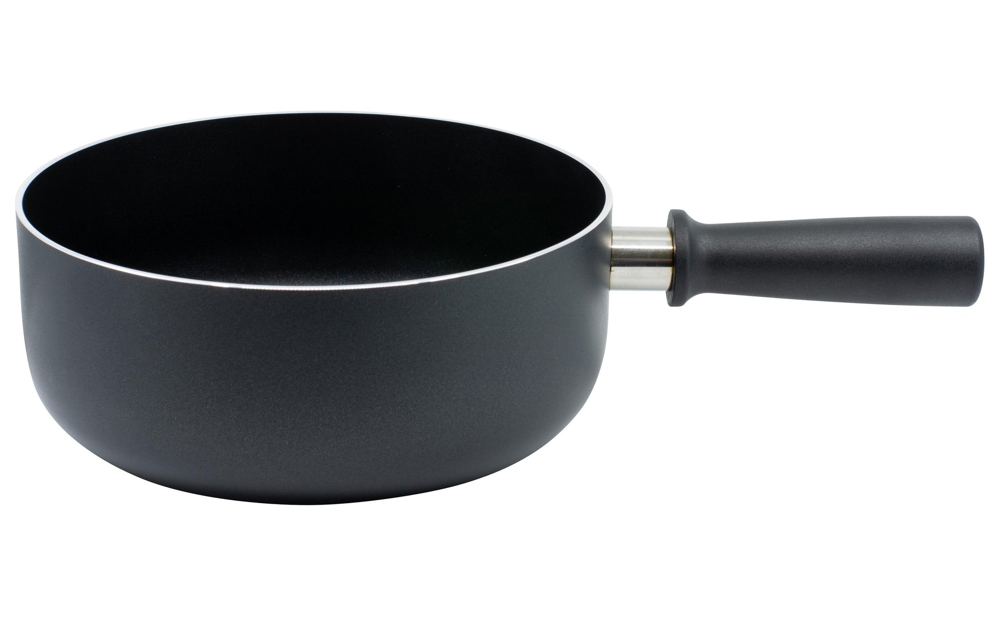 Kadastar Caquelon Elegance – Ø 22 cm, Aluminium, für Käsefondue, Gas, Schwarz