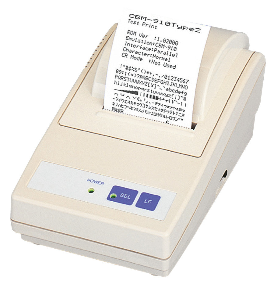 Citizen CBM-910 Nadeldrucker – 40 Spalten, Seriell, mit Netzteil, 230 V AC, Weiss