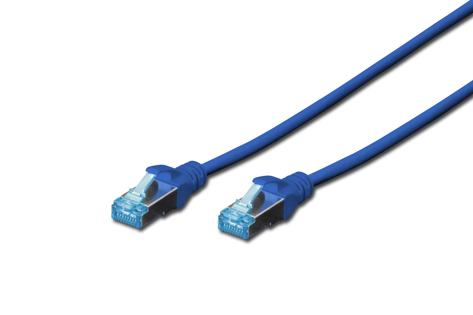 Digitus CAT 5E Patchkabel – 1 m, Blau, geschirmt