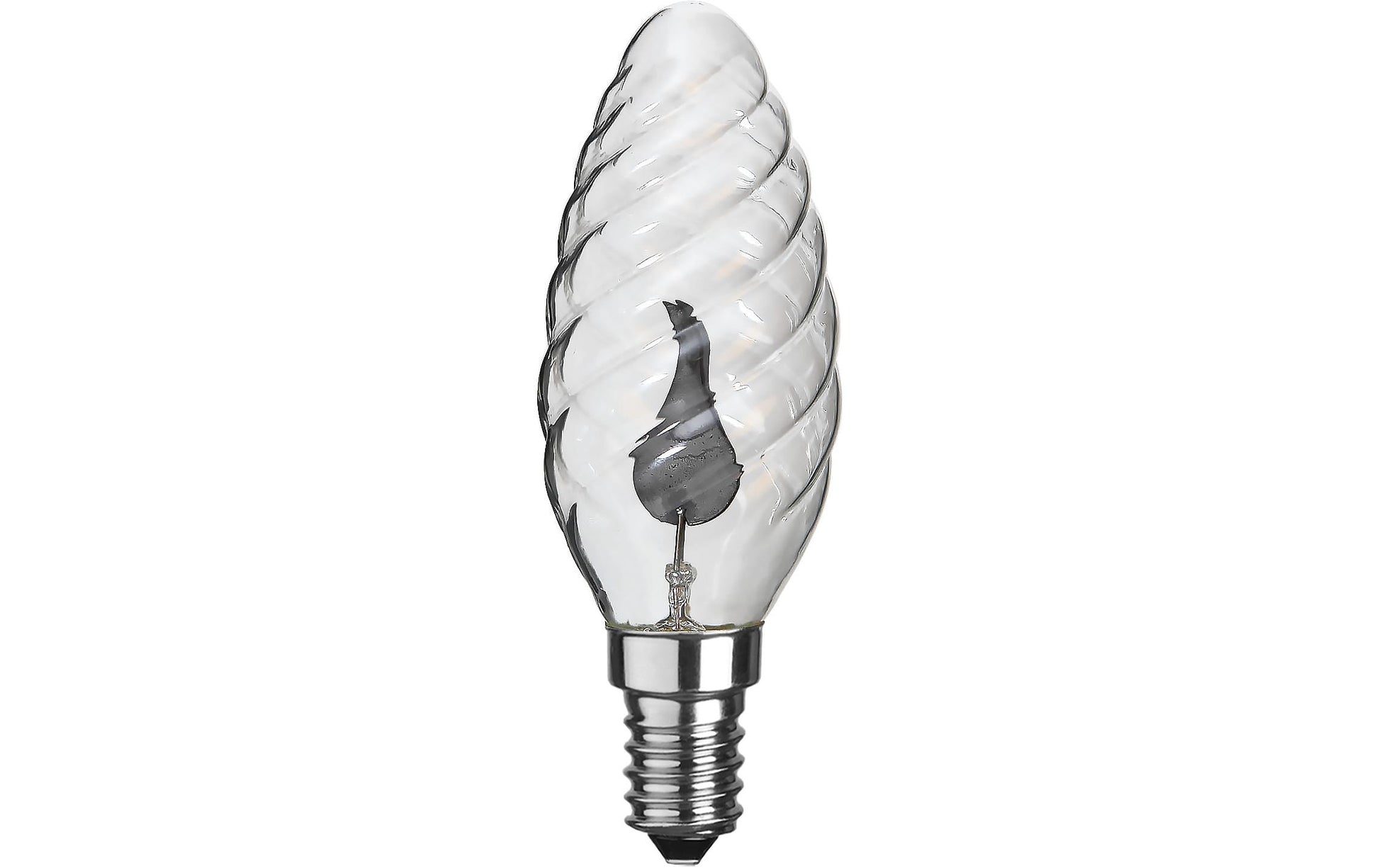 Star Trading Leuchtmittel E14 Kerzenform – Warmweiss, 20 lm, 3 W – Flammeneffekt – 1 Stk.