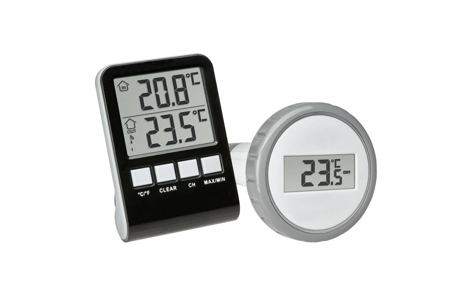 TFA-Dostmann PALMA Temperatursensor – Kabellos, −20–60 °C, Innen/Aussen