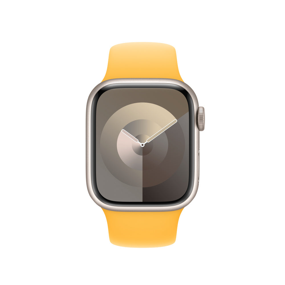 Apple Sport Band – Armband – für Apple Watch (38/40/41 mm) – Sunshine, S/M, aus recyceltem Material