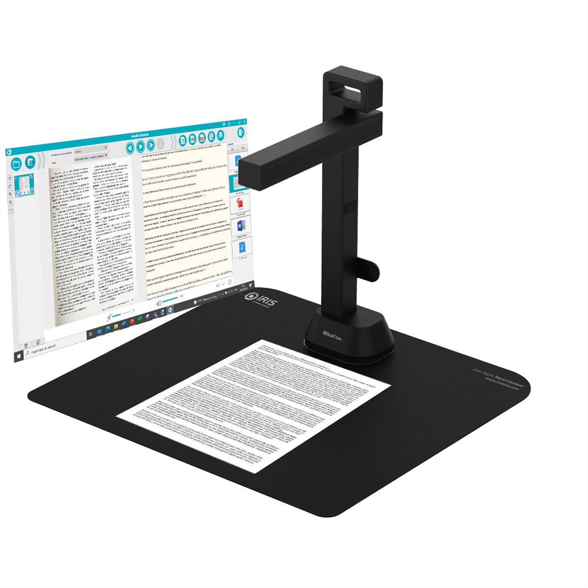 I.R.I.S. IRIScan Desk 6 Pro Dyslexic – Overhead-Scanner, A3, USB