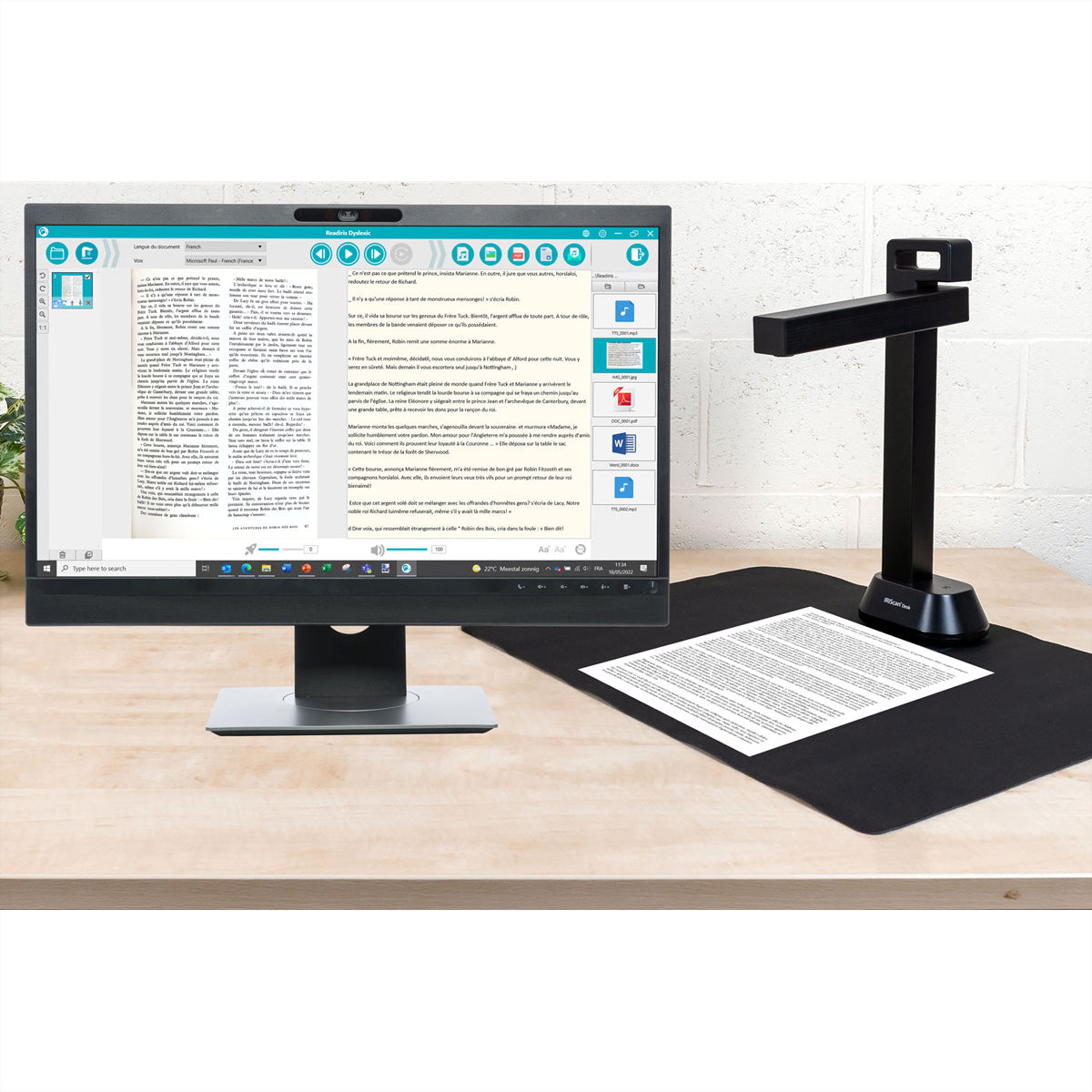I.R.I.S. IRIScan Desk 6 Pro Dyslexic – Overhead-Scanner, A3, USB