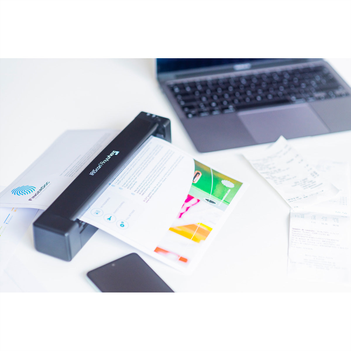 I.R.I.S. IRIScan Anywhere 6 Wifi – Mobiler Scanner, A4, 15 ppm, WLAN, 1'200 dpi