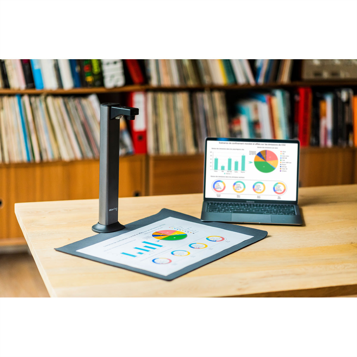 I.R.I.S. IRIScan Desk 7 Pro – Overhead-Scanner, A3, USB, 1200 dpi