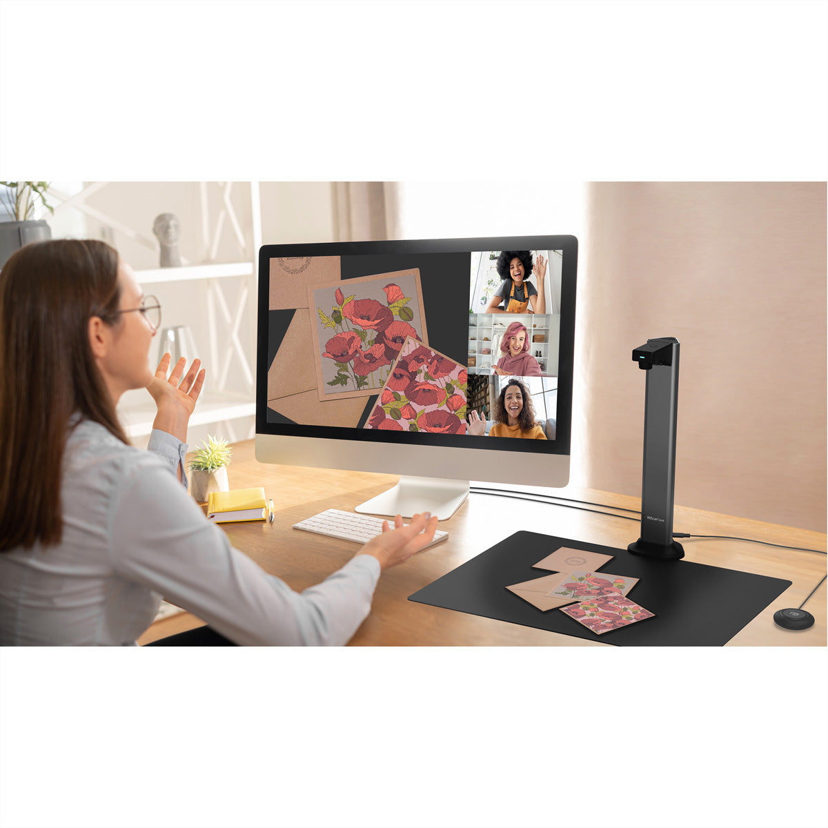 I.R.I.S. IRIScan Desk 7 Pro – Overhead-Scanner, A3, USB, 1200 dpi