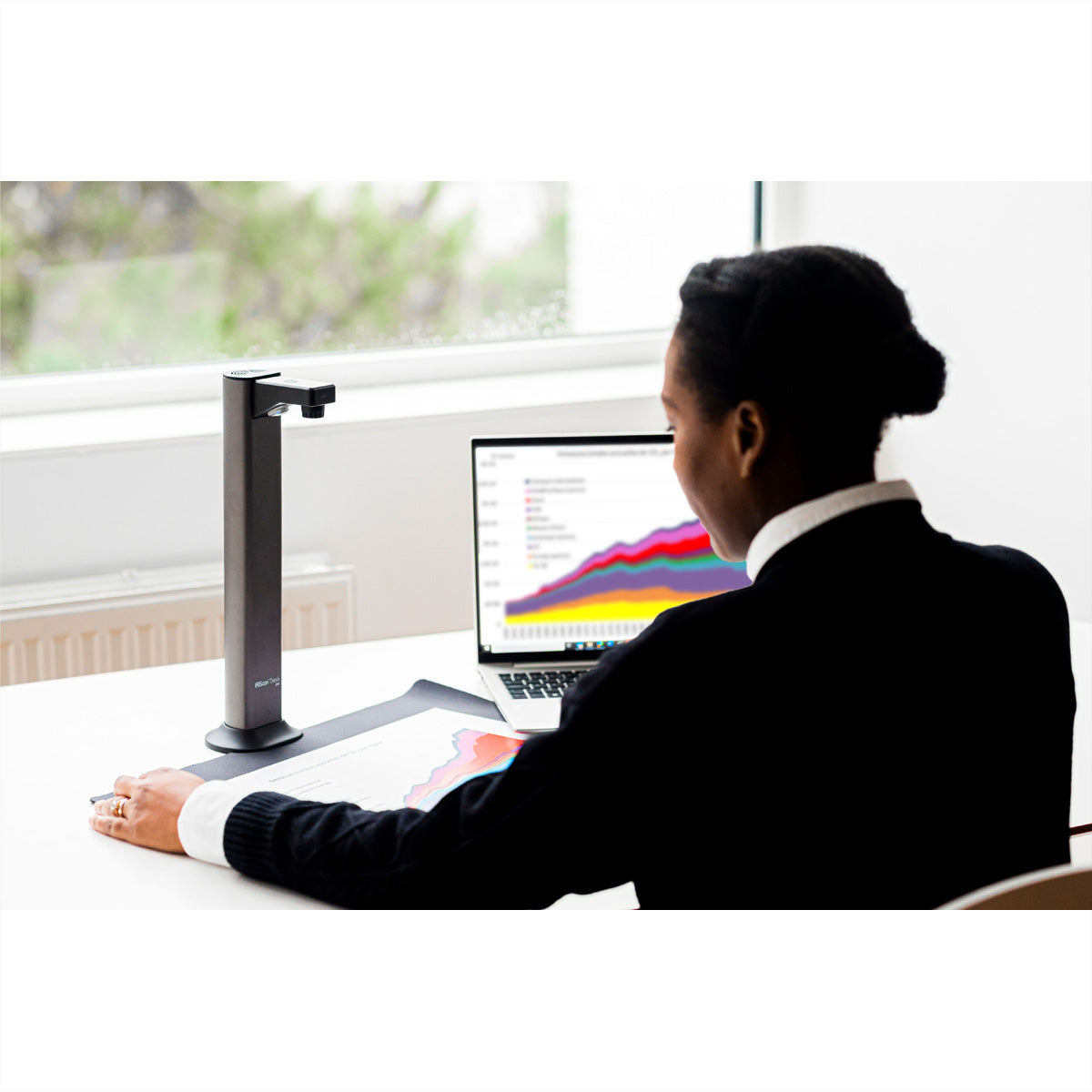 I.R.I.S. IRIScan Desk 7 Pro – Overhead-Scanner, A3, USB, 1200 dpi