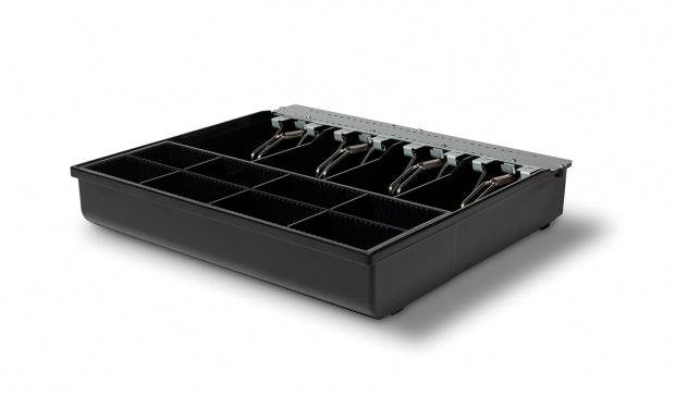 Safescan 3540T – Kassenladen-Einsatz, 4 Scheine/8 Münzen, 318 × 292 × 59 mm, Schwarz