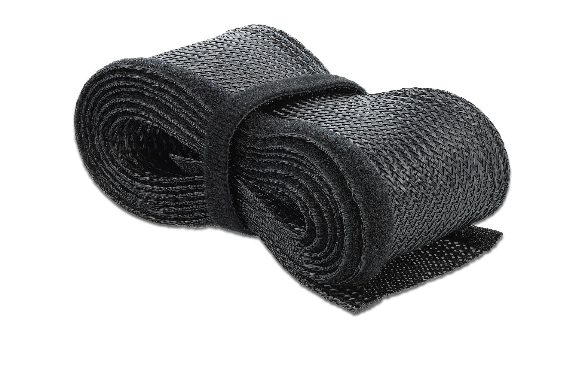 DeLOCK Kabelschlauch, Ø 19 mm, 10 m, zuschneidbar – schwarz
