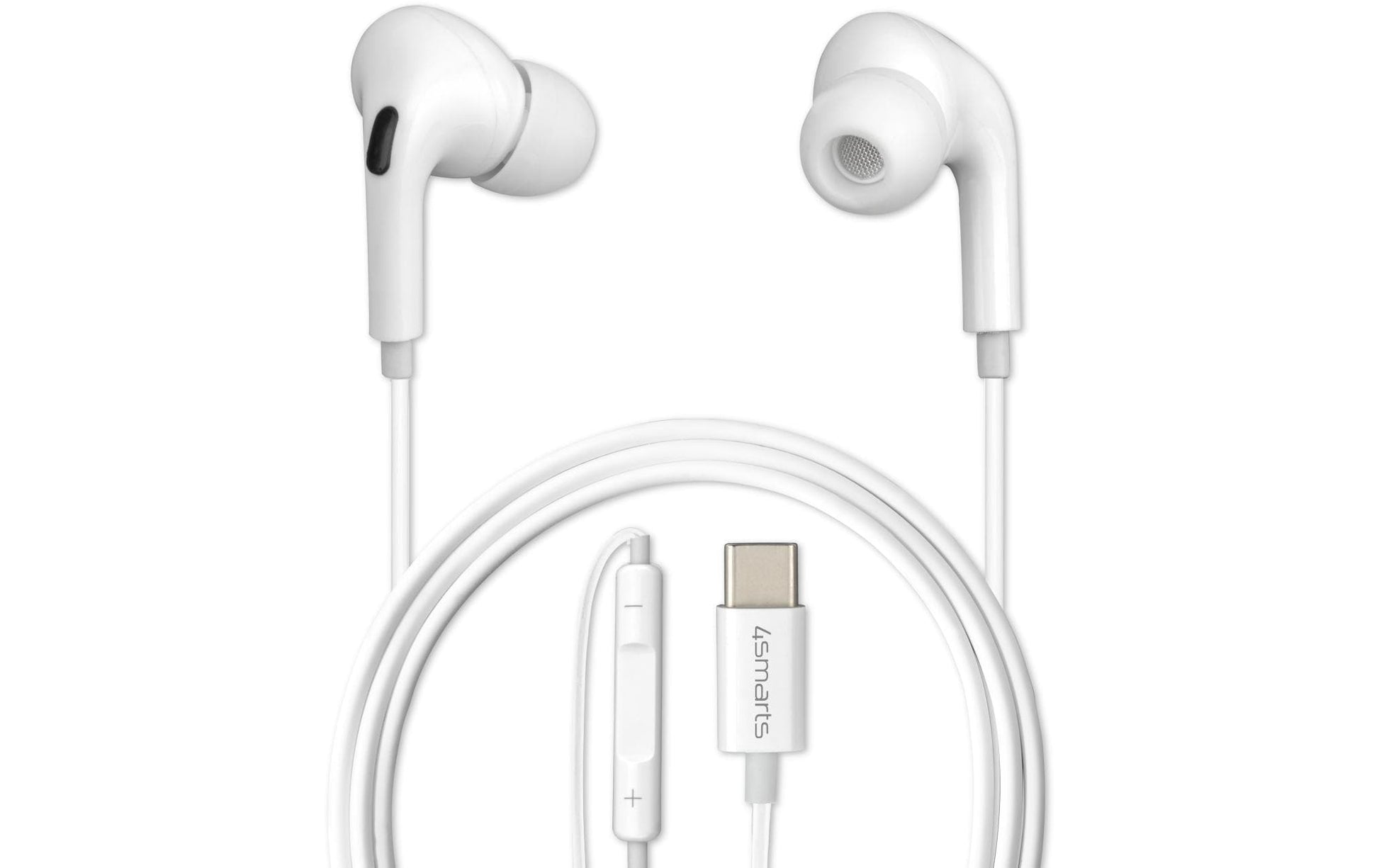 4smarts Melody Digital Basic In-Ear-Headset – In-Ear, Stereo, USB-C-Kabel, Weiss