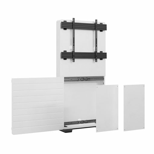 Hagor Bodenständer – 75–98" – VESA 200×200–900×800 – bis 150 kg, Diebstahlsicherung – CON-Line Big FS