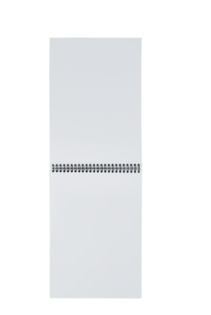 Oxford Skizzenblock – A4 – 130 g/m² – Spiralbindung – 50 Blatt, Weiss