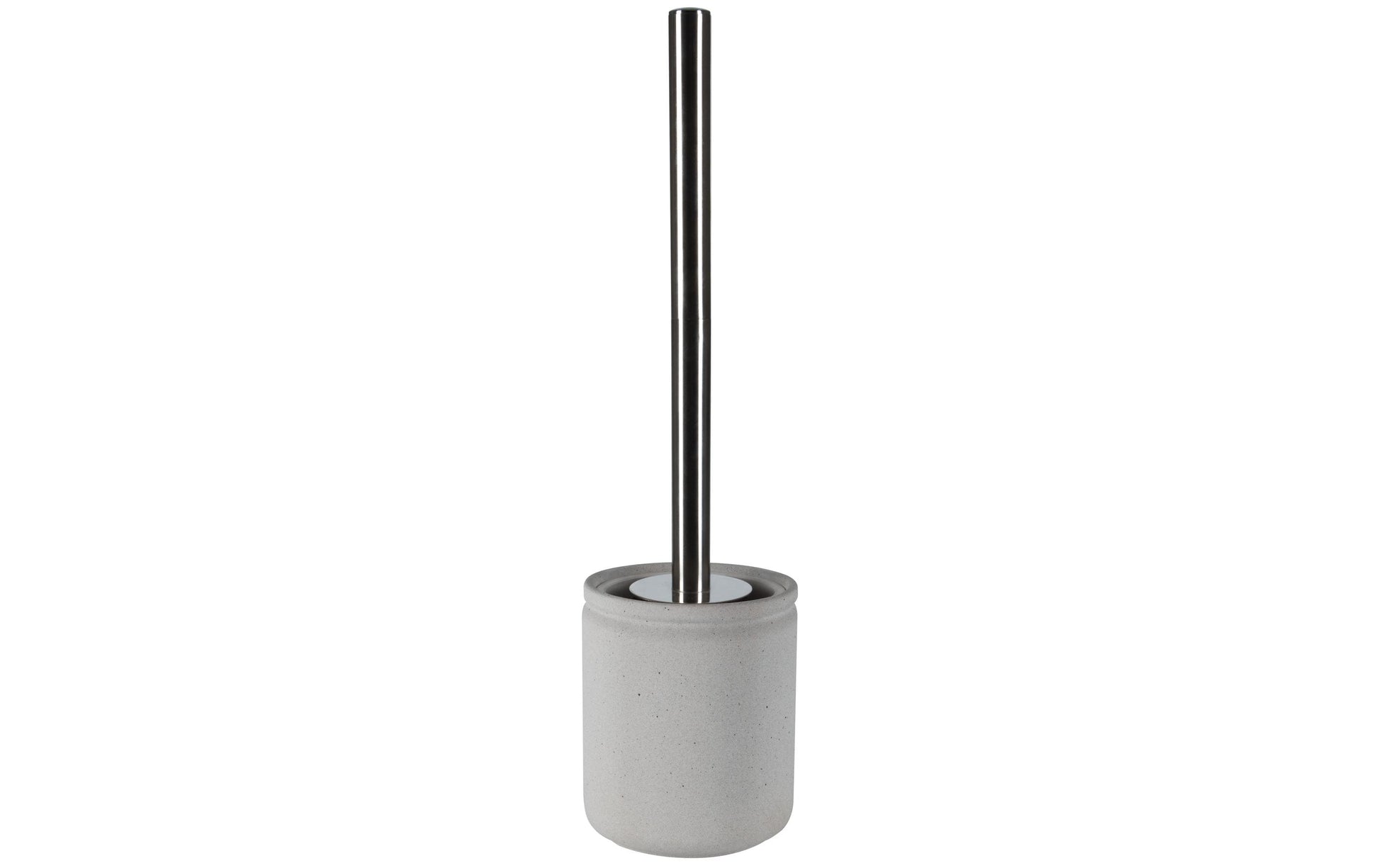 Spirella WC-Bürstenset – Keramik, Grau, H 38,5 cm, Ø 10,5 cm