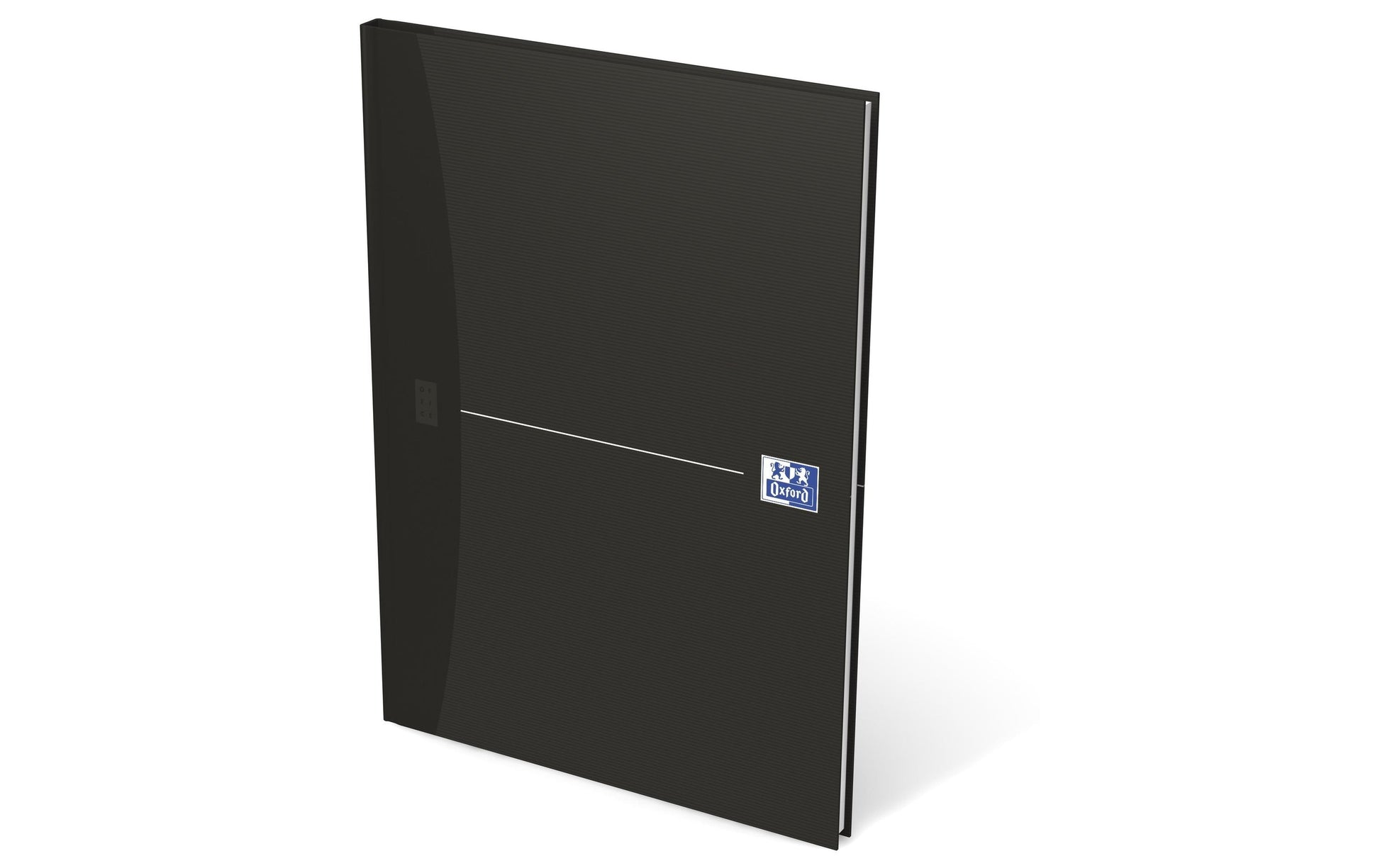 Oxford Notizbuch, A4, kariert, Fadenheftung, Karton, 192 Seiten, 90 g/m² – schwarz