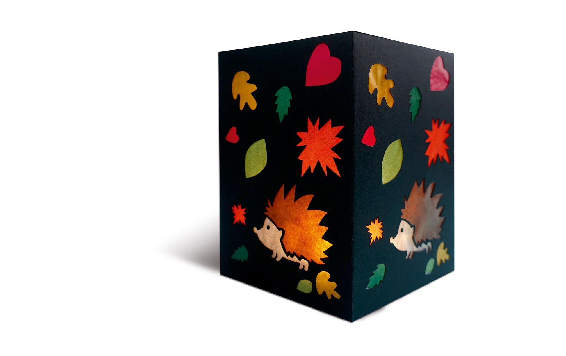 URSUS Papierlaterne, Papier, Schwarz, 14 × 20 cm, 25 Stk.