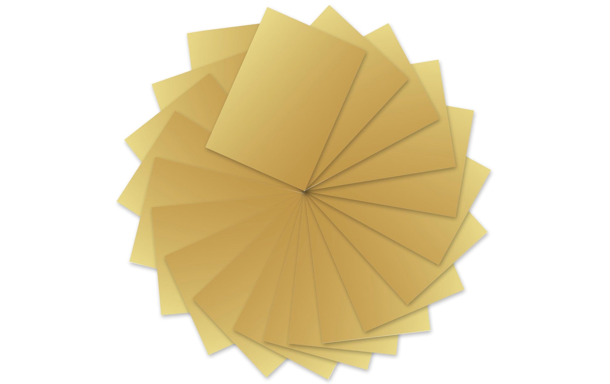 URSUS Tonzeichenpapier – 50 × 70 cm, gold, 130 g/m² – 10 Blatt, Kunstpapier
