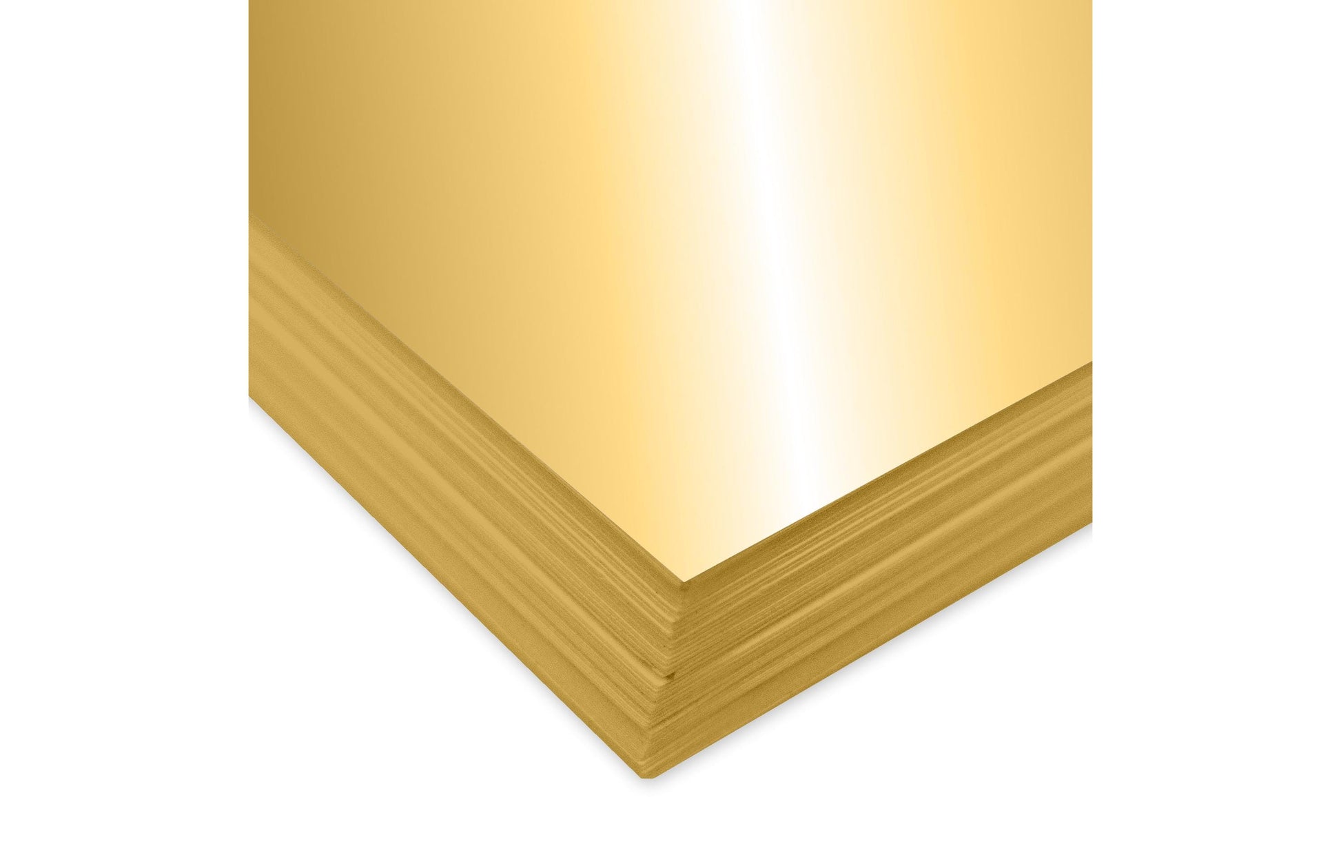URSUS Tonzeichenpapier – 50 × 70 cm, gold, 130 g/m² – 10 Blatt, Kunstpapier