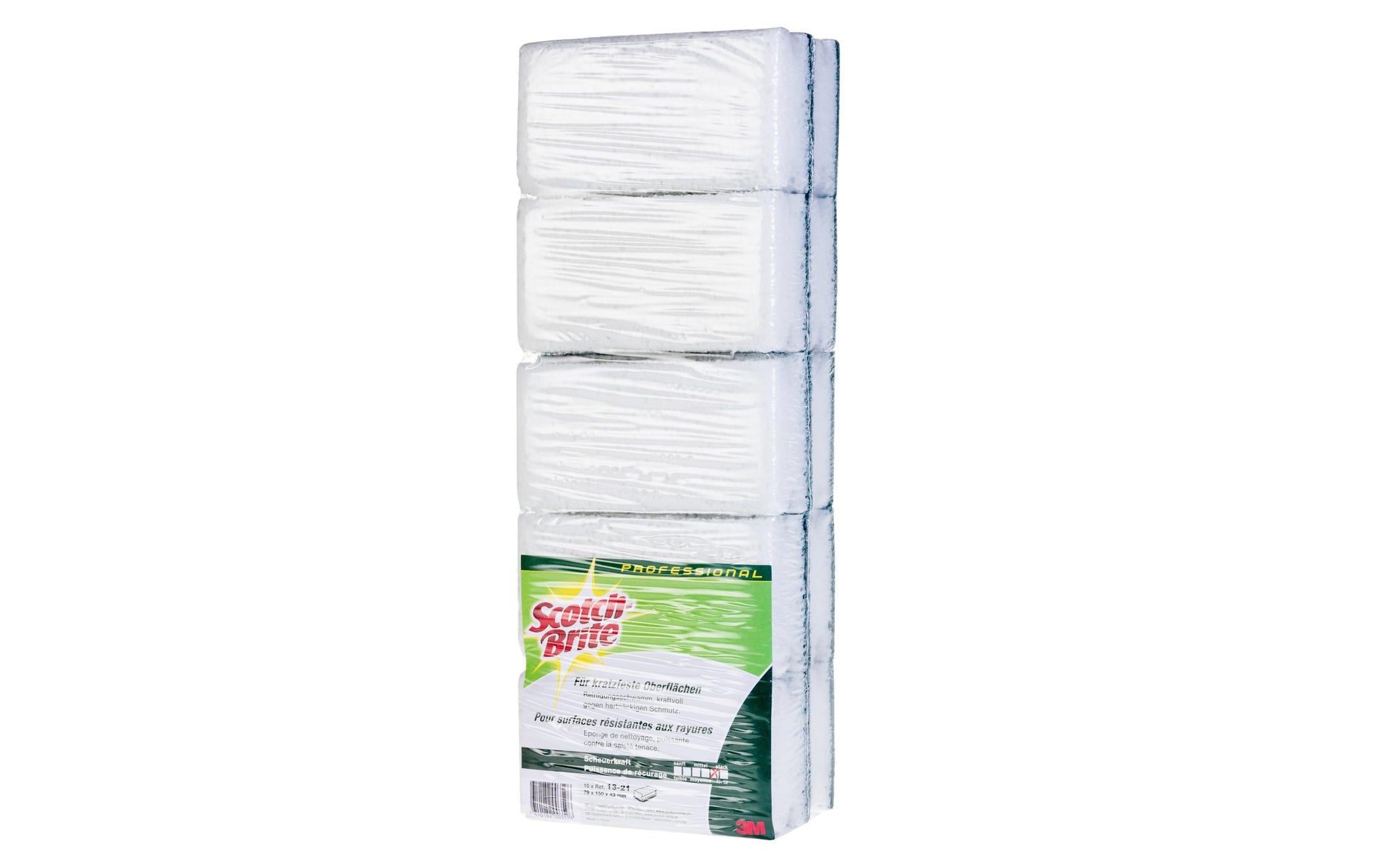 Scotch-Brite Spülschwamm XXL – Schaumstoff, für Metall, Weiss, 10 Stk.