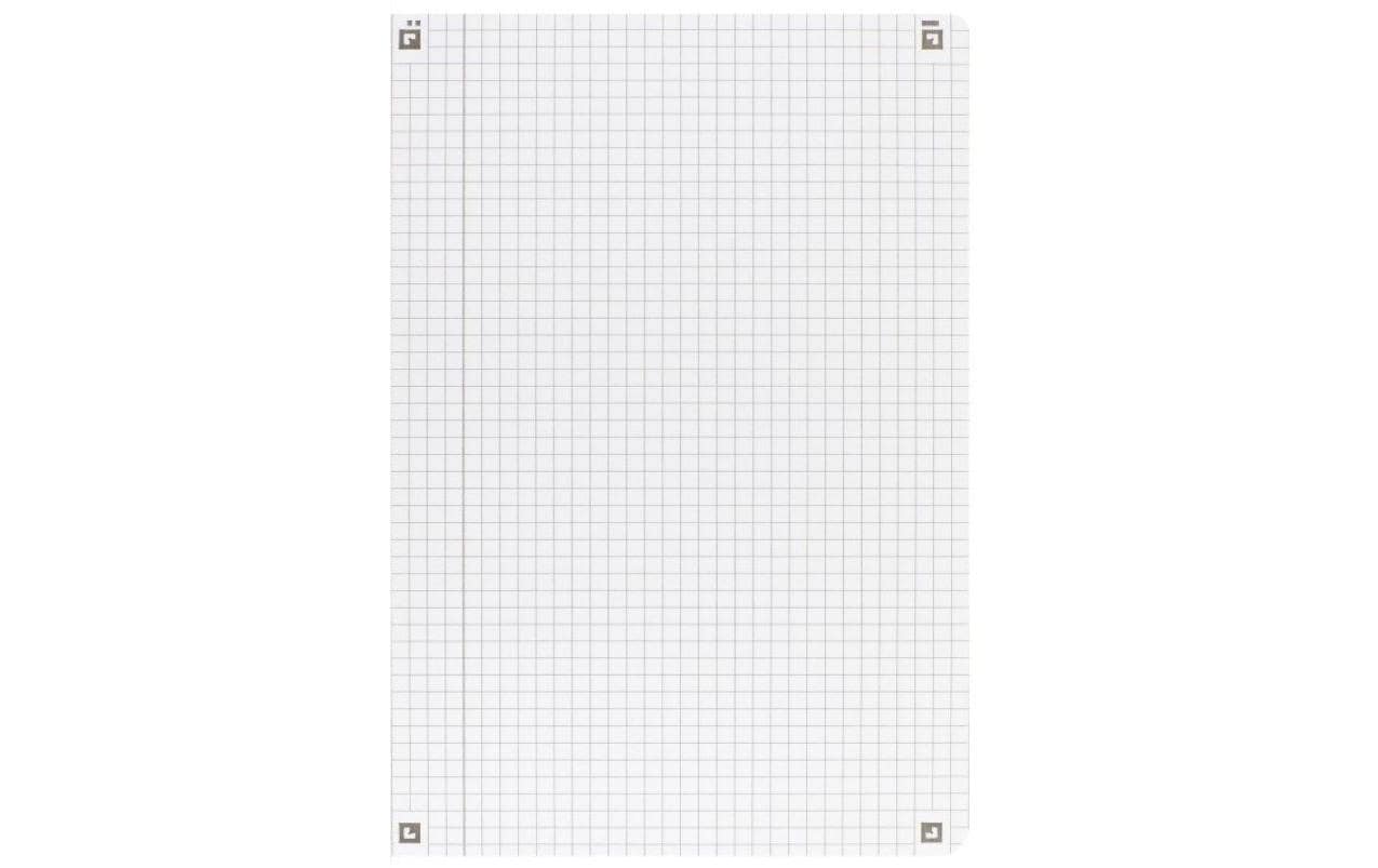 Oxford Collegeblock, Karton, 80 Blatt, 4-fach gelocht, perforiert, 90 g/m² – Schwarz, für SCRIBZEE App