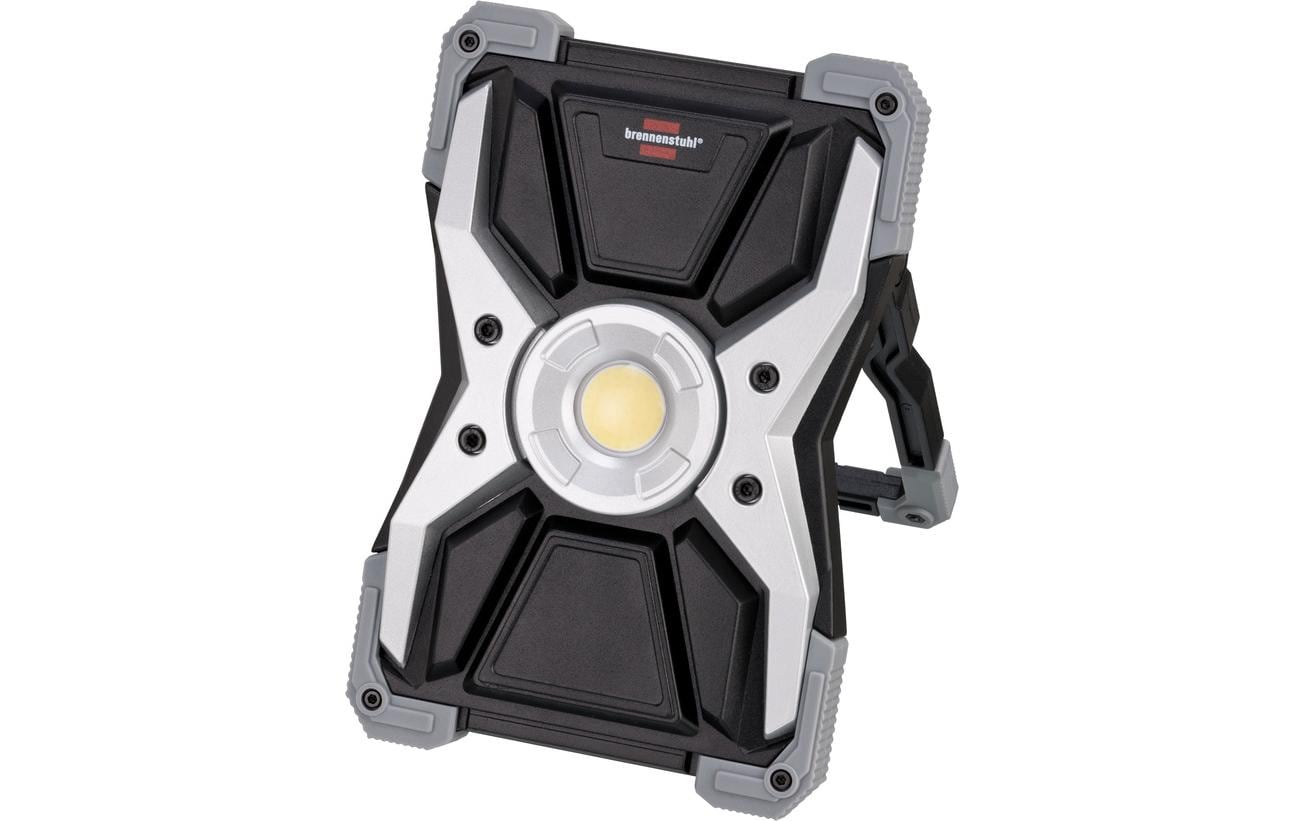 Brennenstuhl Arbeitsstrahler RUFUS – 3000 lm, 30 W – Kaltweiss, 6500 K – IP65 – Akkubetrieb – dimmbar, USB – M